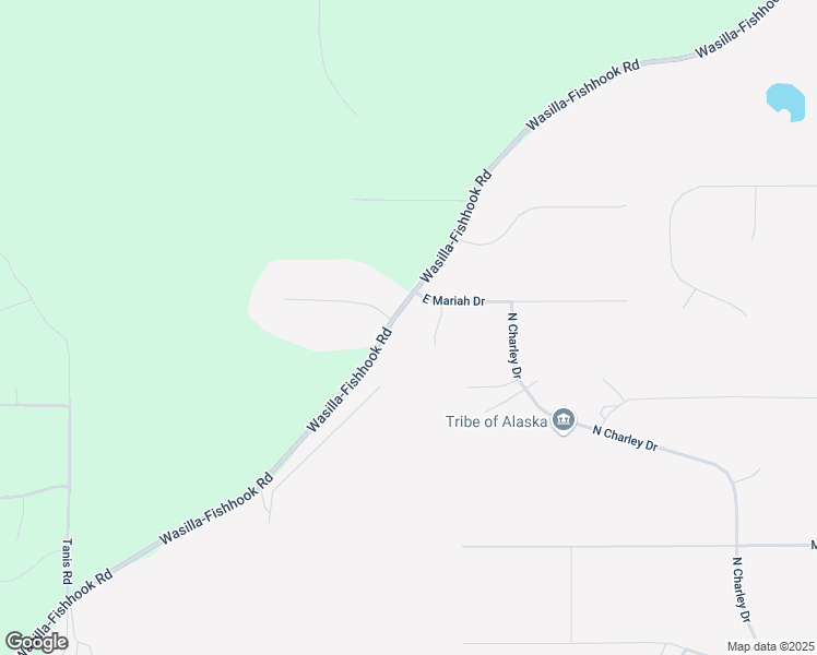 map of restaurants, bars, coffee shops, grocery stores, and more near 4190 East Mariah Drive in Wasilla