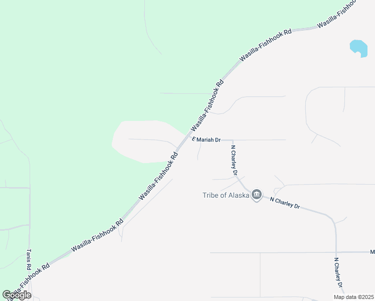 map of restaurants, bars, coffee shops, grocery stores, and more near 4190 East Mariah Drive in Wasilla