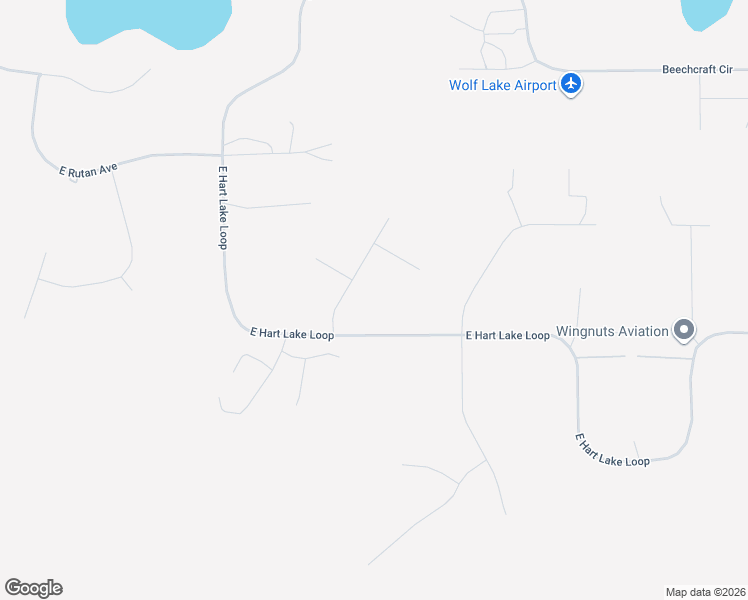 map of restaurants, bars, coffee shops, grocery stores, and more near 4877 North Flying Circus Circle in Wasilla