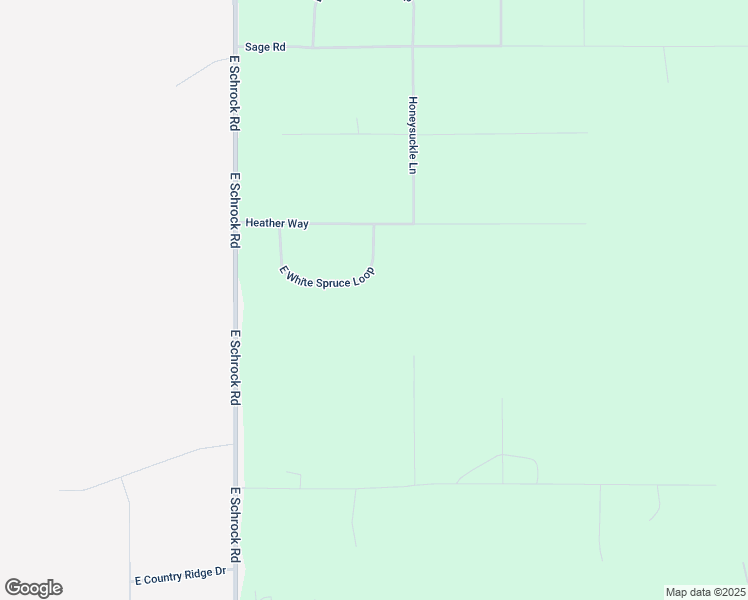 map of restaurants, bars, coffee shops, grocery stores, and more near 450 East White Spruce Loop in Wasilla