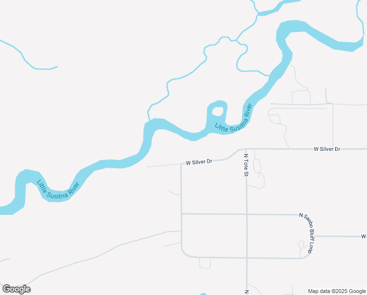 map of restaurants, bars, coffee shops, grocery stores, and more near 7415 West Silver Drive in Wasilla