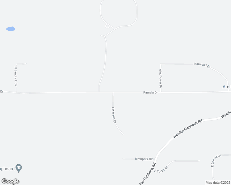 map of restaurants, bars, coffee shops, grocery stores, and more near 4100 Pamela Drive in Wasilla