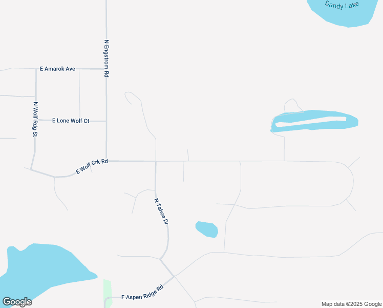 map of restaurants, bars, coffee shops, grocery stores, and more near 8652 East Wolf Creek Road in Palmer