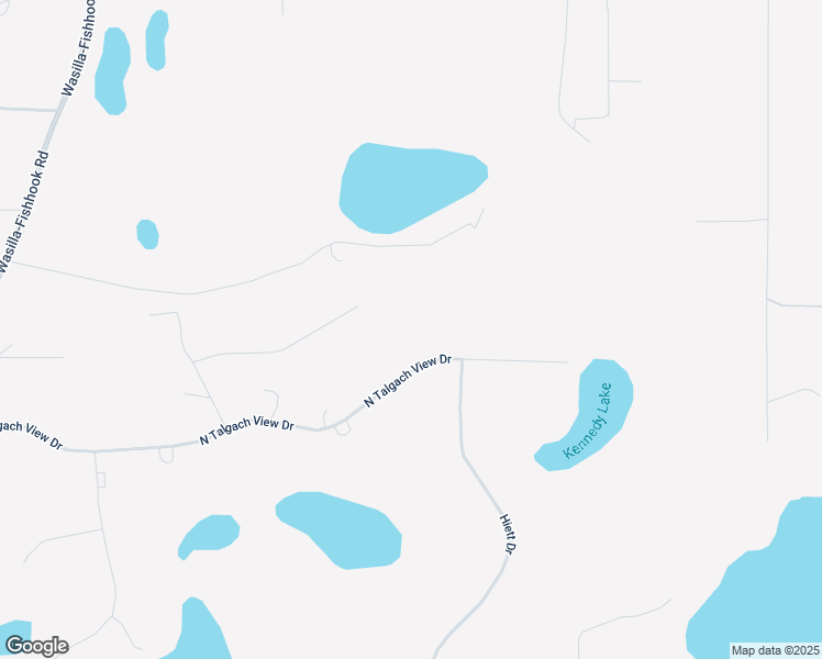 map of restaurants, bars, coffee shops, grocery stores, and more near 6460 North Talgach View Drive in Wasilla