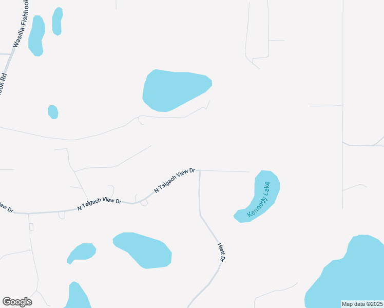 map of restaurants, bars, coffee shops, grocery stores, and more near 6460 North Talgach View Drive in Wasilla