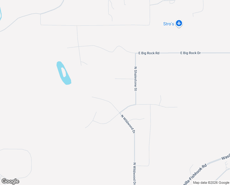map of restaurants, bars, coffee shops, grocery stores, and more near 6245 North Wildwood Drive in Wasilla