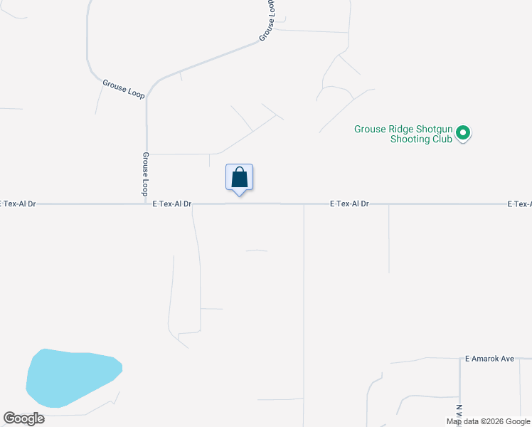 map of restaurants, bars, coffee shops, grocery stores, and more near 6520 East Tex-Al Drive in Wasilla