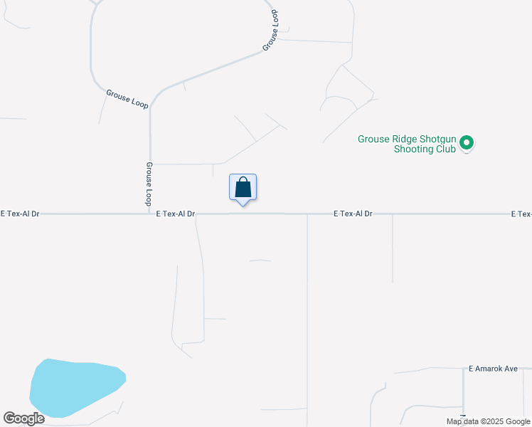 map of restaurants, bars, coffee shops, grocery stores, and more near 6492 East Tex-Al Drive in Wasilla