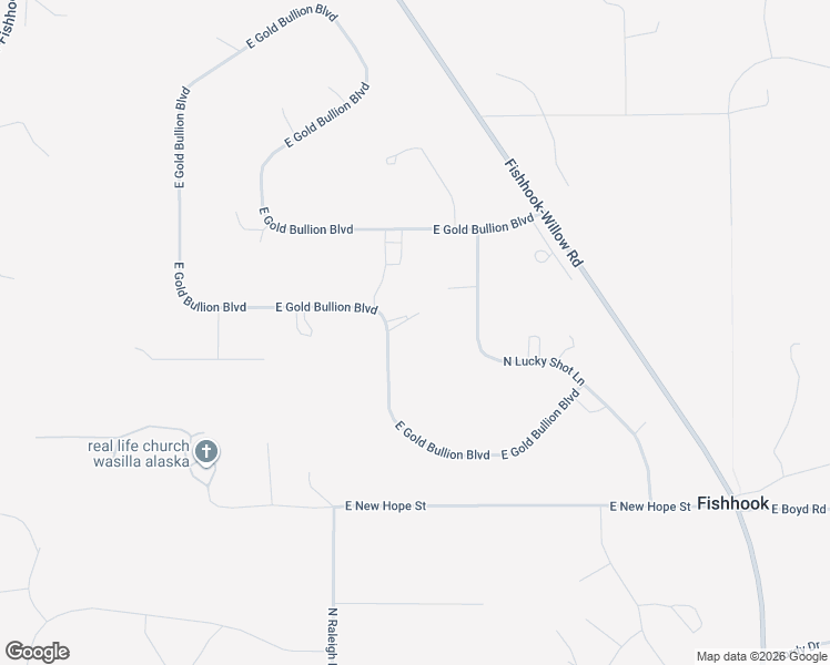 map of restaurants, bars, coffee shops, grocery stores, and more near 8440 East Gold Bullion Boulevard in Palmer