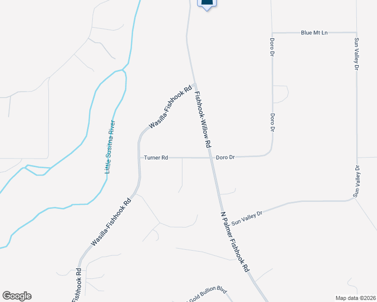 map of restaurants, bars, coffee shops, grocery stores, and more near 8238 Turner Road in Palmer