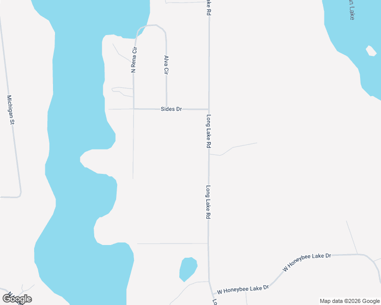 map of restaurants, bars, coffee shops, grocery stores, and more near 26155 Long Lake Road in Willow