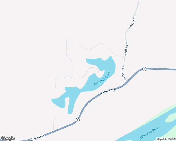 map of restaurants, bars, coffee shops, grocery stores, and more near Oline Drive in Chickaloon
