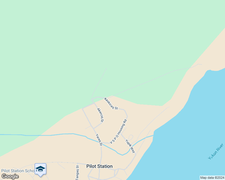 map of restaurants, bars, coffee shops, grocery stores, and more near in Pilot Station