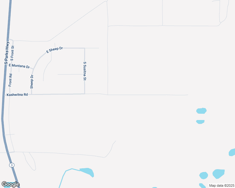 map of restaurants, bars, coffee shops, grocery stores, and more near 16205 Kashwitna Road in Talkeetna