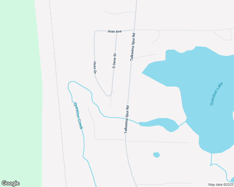 map of restaurants, bars, coffee shops, grocery stores, and more near 30733 Gene Street in Talkeetna