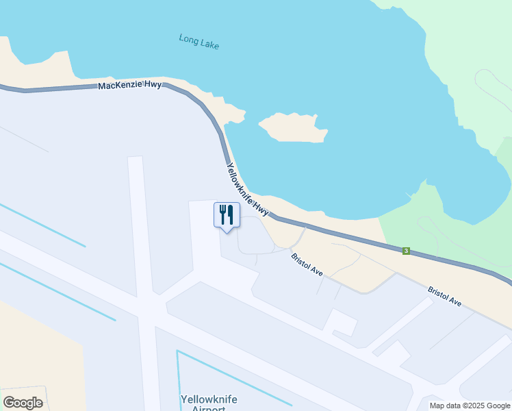 map of restaurants, bars, coffee shops, grocery stores, and more near 52 Yellowknife Highway in Yellowknife