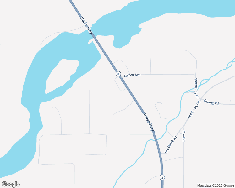 map of restaurants, bars, coffee shops, grocery stores, and more near 249 Parks Highway in Healy