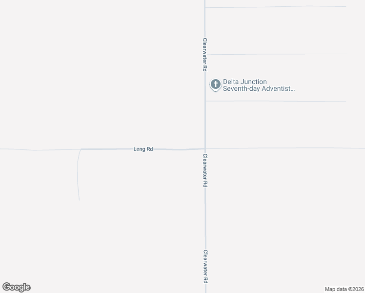 map of restaurants, bars, coffee shops, grocery stores, and more near 4282 Leng Road in Delta Junction