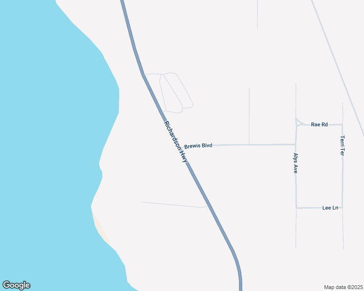 map of restaurants, bars, coffee shops, grocery stores, and more near 2428 Richardson Highway in Delta Junction