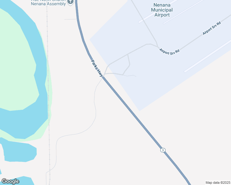 map of restaurants, bars, coffee shops, grocery stores, and more near Parks Highway in Nenana
