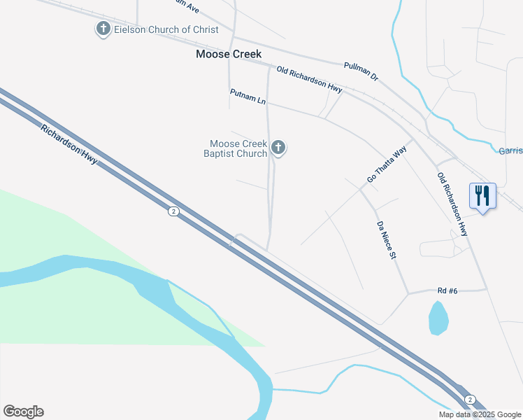 map of restaurants, bars, coffee shops, grocery stores, and more near 3527 Hope Street in North Pole