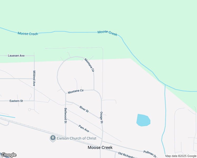 map of restaurants, bars, coffee shops, grocery stores, and more near 3385 Montana Circle in North Pole