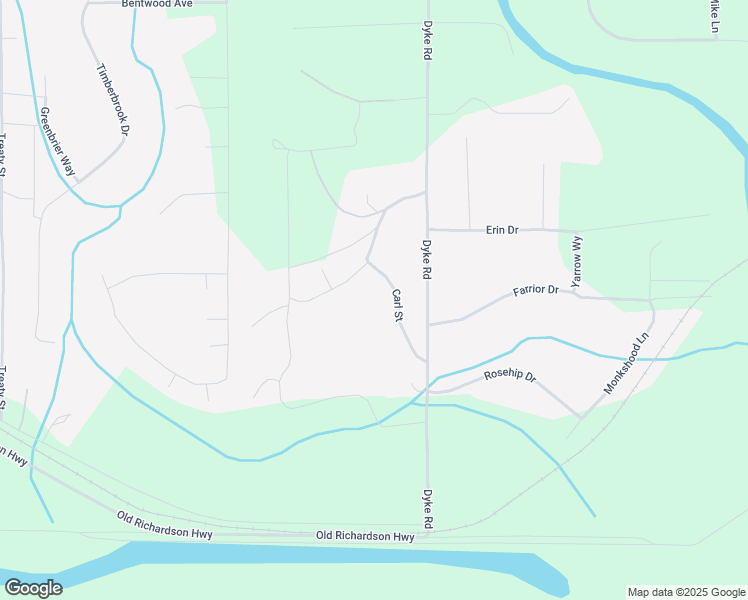 map of restaurants, bars, coffee shops, grocery stores, and more near 3141 Carl Street in North Pole