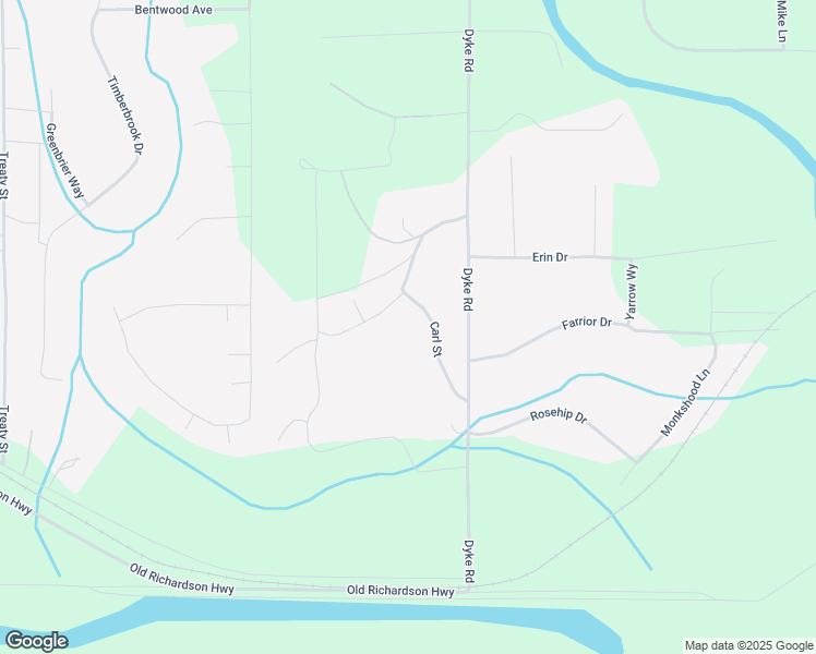 map of restaurants, bars, coffee shops, grocery stores, and more near 3141 Carl Street in North Pole