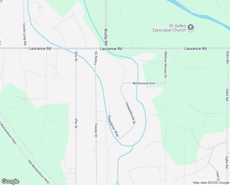 map of restaurants, bars, coffee shops, grocery stores, and more near 3031 Timberbrook Drive in North Pole