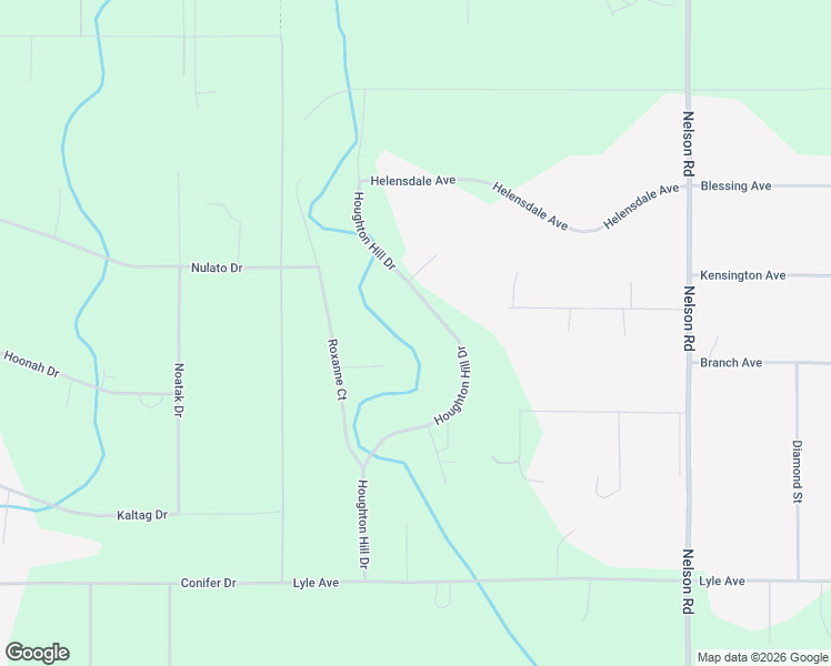 map of restaurants, bars, coffee shops, grocery stores, and more near 2569 Houghton Hill Drive in North Pole