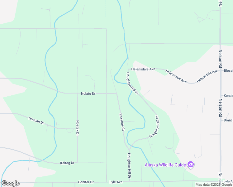 map of restaurants, bars, coffee shops, grocery stores, and more near 2530 Ronnie Court in North Pole