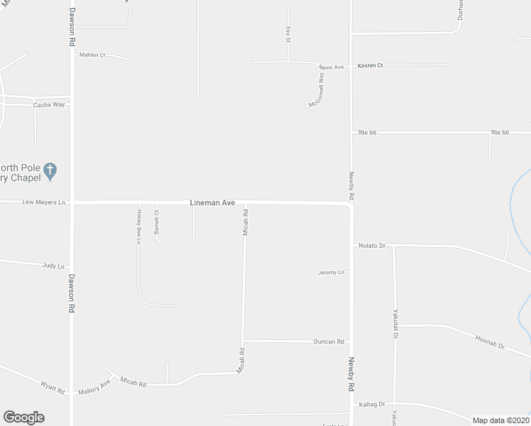 map of restaurants, bars, coffee shops, grocery stores, and more near 2510 Micah Road in North Pole