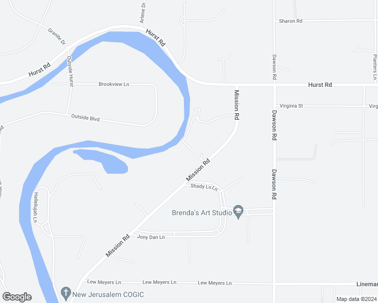 map of restaurants, bars, coffee shops, grocery stores, and more near 2419 Mission Road in North Pole