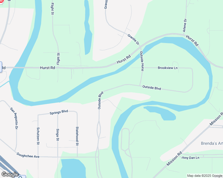 map of restaurants, bars, coffee shops, grocery stores, and more near 2365 Outside Boulevard in North Pole