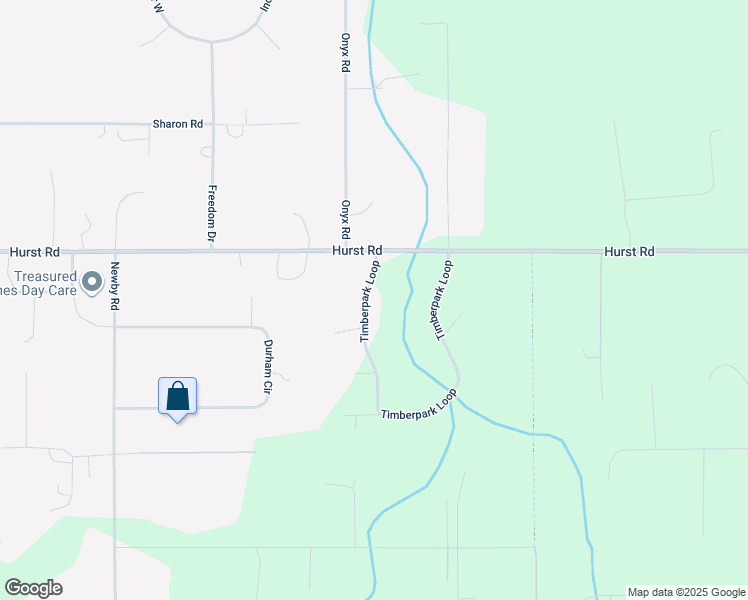map of restaurants, bars, coffee shops, grocery stores, and more near 2360 Timberpark Loop in North Pole