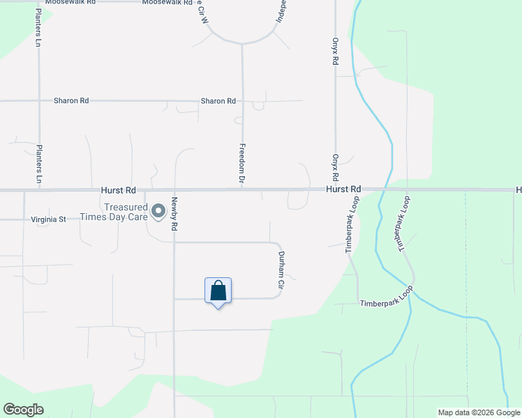 map of restaurants, bars, coffee shops, grocery stores, and more near 2326 Freedom Drive in North Pole
