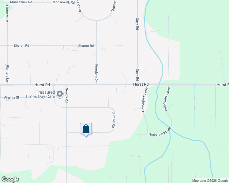 map of restaurants, bars, coffee shops, grocery stores, and more near 3523 Hurst Road in North Pole