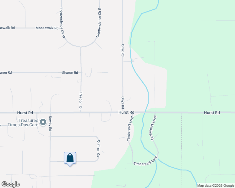 map of restaurants, bars, coffee shops, grocery stores, and more near 2303 Onyx Road in North Pole