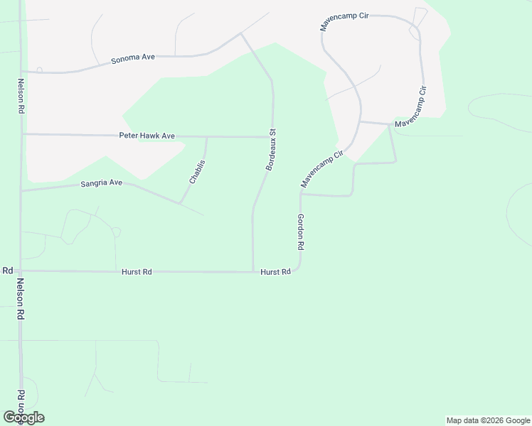 map of restaurants, bars, coffee shops, grocery stores, and more near 2300 Bordeaux Street in North Pole