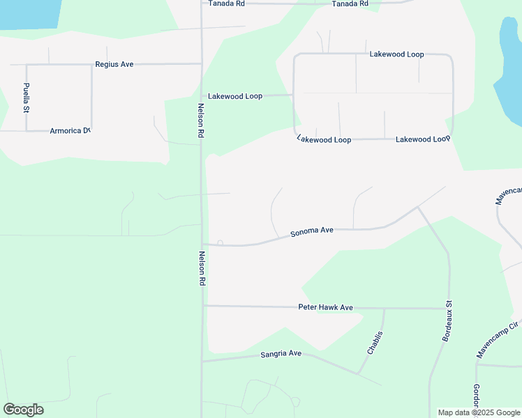 map of restaurants, bars, coffee shops, grocery stores, and more near 2185 Chateau Court in North Pole