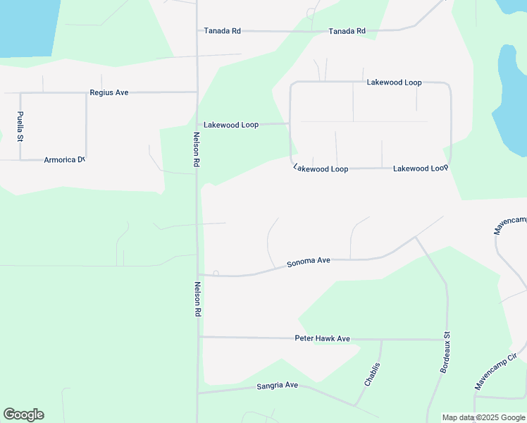 map of restaurants, bars, coffee shops, grocery stores, and more near 2185 Chateau Court in North Pole