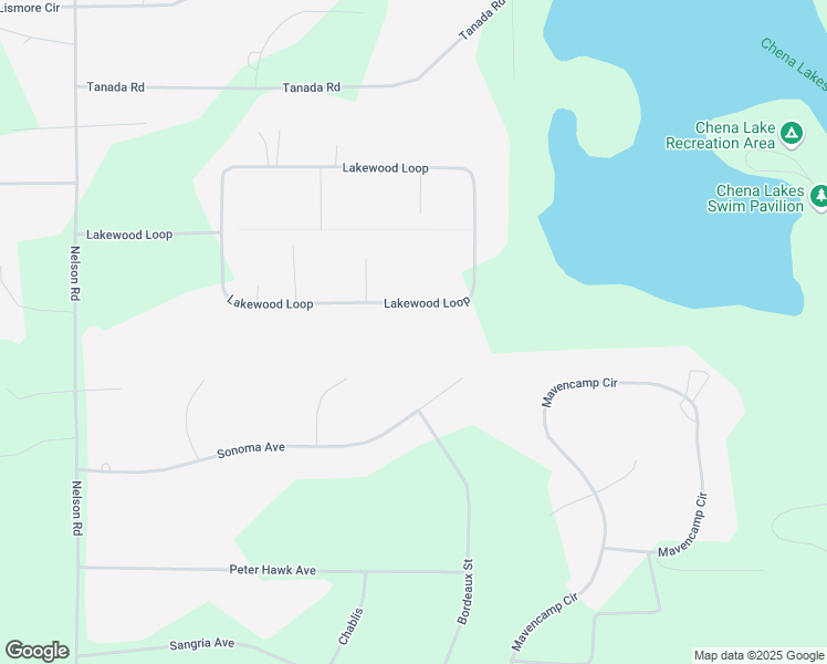 map of restaurants, bars, coffee shops, grocery stores, and more near 3909 Lakewood Loop in North Pole