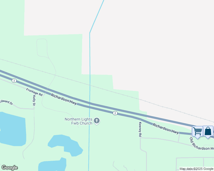 map of restaurants, bars, coffee shops, grocery stores, and more near 2370 Richardson Highway in North Pole