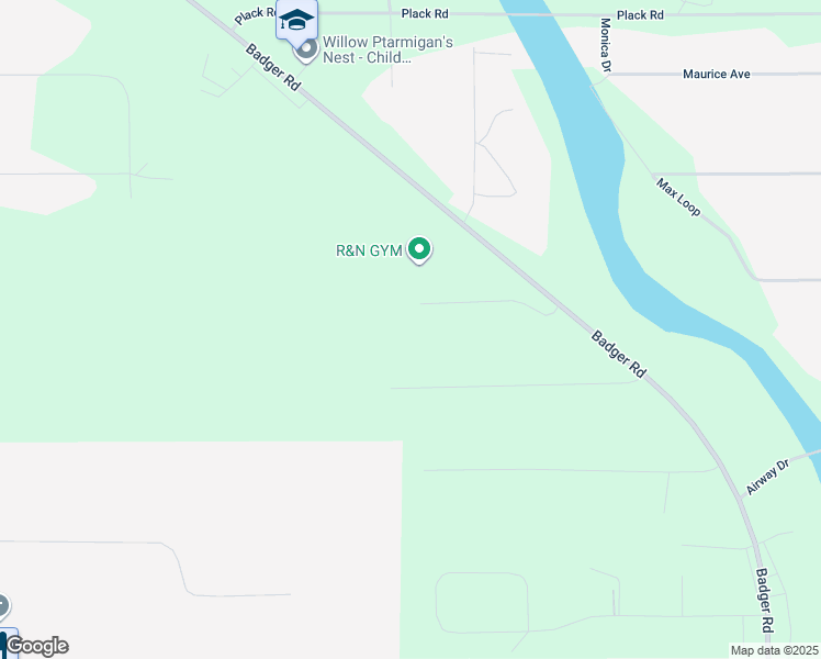 map of restaurants, bars, coffee shops, grocery stores, and more near 2815 Beulah Ct in North Pole