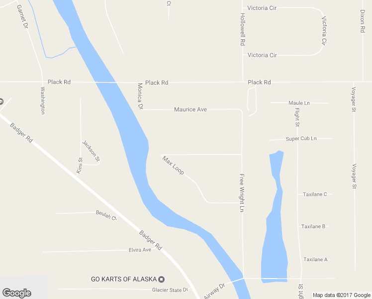 map of restaurants, bars, coffee shops, grocery stores, and more near 2940 Max Loop in North Pole