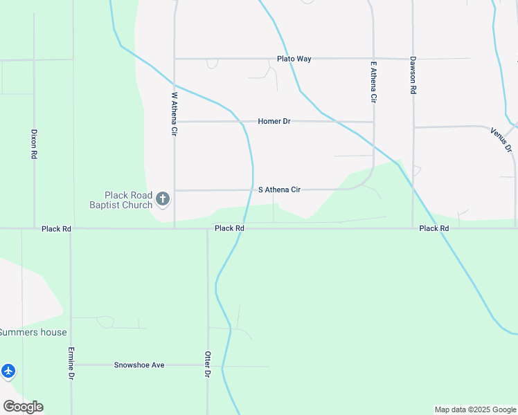 map of restaurants, bars, coffee shops, grocery stores, and more near 3210 South Athena Circle in North Pole
