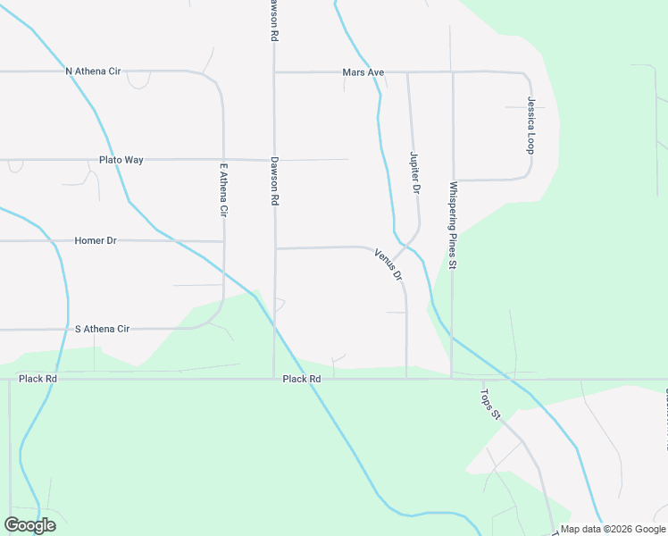 map of restaurants, bars, coffee shops, grocery stores, and more near 3335 Venus Drive in North Pole