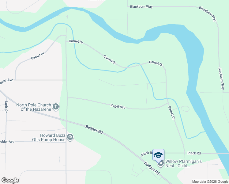 map of restaurants, bars, coffee shops, grocery stores, and more near in North Pole