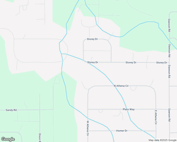 map of restaurants, bars, coffee shops, grocery stores, and more near 3165 Storey Drive in North Pole
