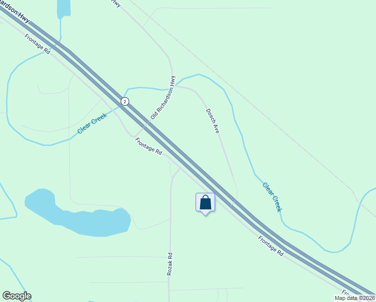 map of restaurants, bars, coffee shops, grocery stores, and more near 1780 Richardson Highway in North Pole